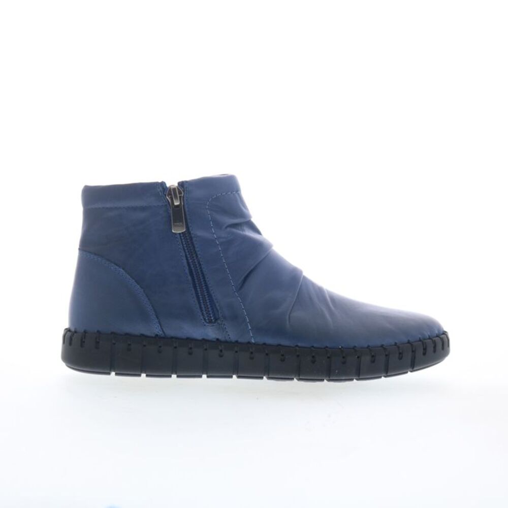 Miz Mooz Womens Mallorie Blue Boots (NWT)